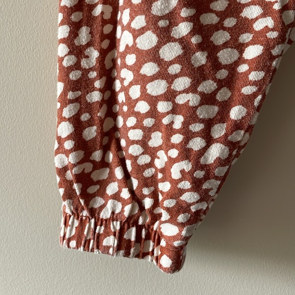 BABY GAP Brown Cheetah Two Piece 6-12 Months - Picture 4 of 7